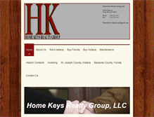 Tablet Screenshot of homekeysrealtygroup.com